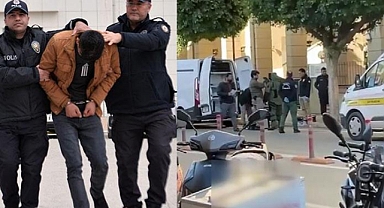 El yapımı patlayıcıyla eski adliye binasına gitti, polisi görünce teslim oldu