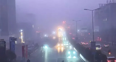 İstanbul'da sis etkili oldu
