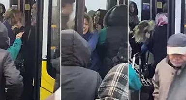 Kartal'da otobüste iki kadın arasında kavga gerçekleşti