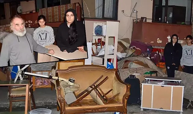 Mahkeme kararı ile evden çıkarıldı, 2 kızıyla sokakta kaldı...