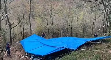 Samsun'da kaçak kazı