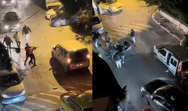 Sarıyer'de linç girişimine dönen yol kavgası kamerada