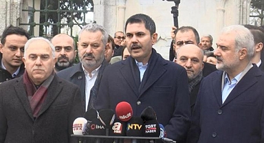 AK Parti İBB Adayı Murat Kurum açıklamalarda bulundu