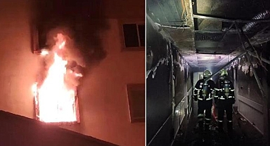 Batman'da psikiyatri hastası kaldığı odayı ateşe verdi