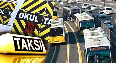 İstanbul'da toplu taşımaya, taksi, minibüs ve okul servisi ücretlerine zam