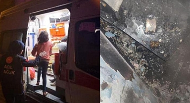 Şarjda bıraktığı cep telefonu yangına neden oldu; anne ve 4 çocuğu yaralandı