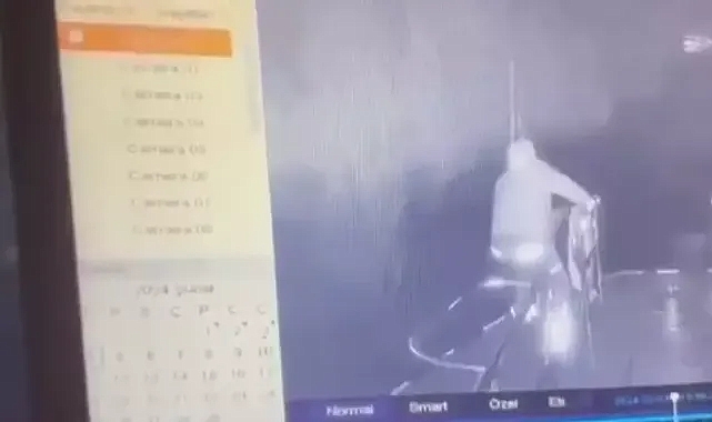 Kaptanın denize düştüğü ana ait kamera görüntüleri ortaya çıktı!