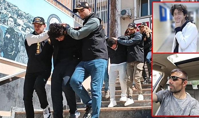 Bahçelievler'de öldürdükleri kişinin cesedini varile koyup ateşe veren şüpheliler adliyeye sevk edildi