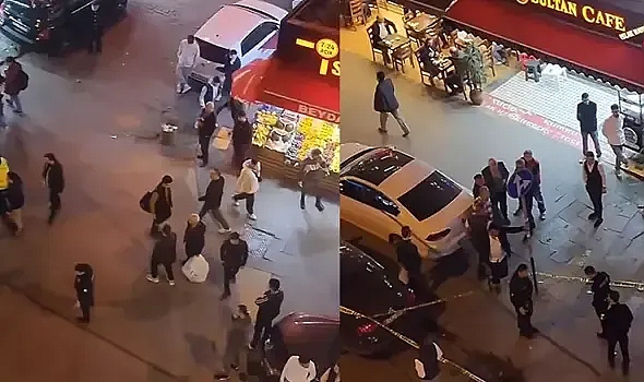 Bahçelievler'de sokak ortasında silahlı çatışma!