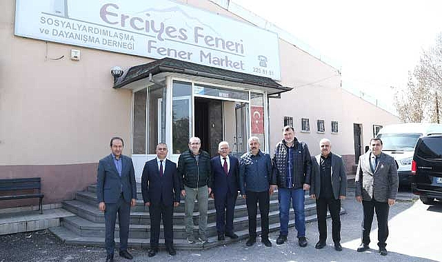 Büyükkılıç’tan Erciyes Feneri Derneği Marketi’ne Ziyaret