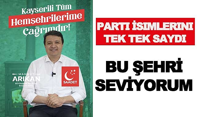 Mahmut Arıkan Bu Sefer de Tüm Partilere Çağrıda Bulundu