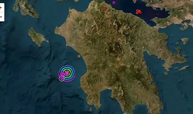 Son Dakika: Yunanistan'da deprem!