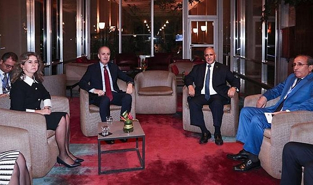 TBMM Başkanı Kurtulmuş, Moritanyalı mevkidaşı Meguett ile bir araya geldi