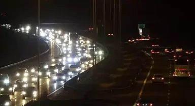 Bolu'da yoğun bayram trafiği...