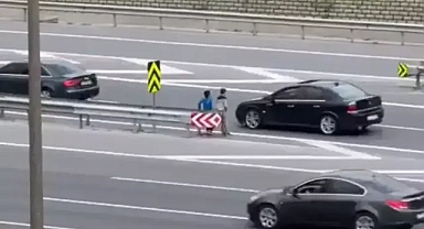 Çocuklar canlarını işte böyle tehlikeye attılar...