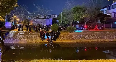 Sakarya su kanalında şok görüntüler...