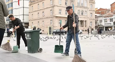 Aksaray'da '1 Mayıs' sosyal deneyi'nden flaş görüntüler...