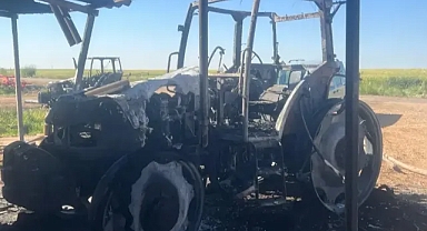 Bekçiyi dövüp, tarladaki traktör ve trafoları işte böyle yaktılar!