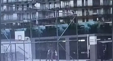 Çocuğunun yanında işte böyle şiddete maruz kaldı!