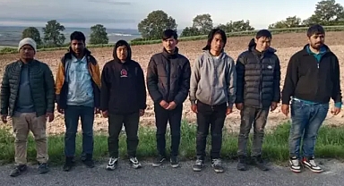 Edirne’de 19 kaçak göçmen yakalandı...