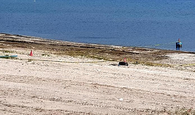 Eğirdir Gölü sahilinde el bombaları bulundu, plaj girişe kapatıldı