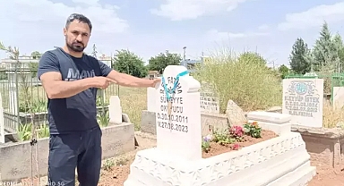 Kızının hayalini kurduğu madalyayı kazanıp, mezar taşına astı...