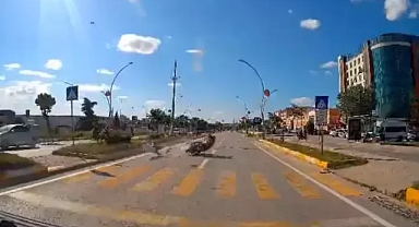 Motosikletin yaya geçidinde çarptığı kadın'ın son durumu...