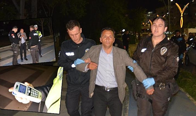 Polisi görünce otomobilini bırakıp kaçan sürücü alkollü çıktı