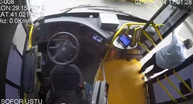 Ümraniye'de İETT otobüsüne işte böyle saldırdı!