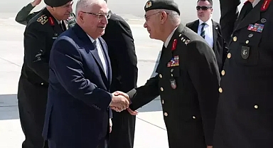 Bakan Güler, KKTC Dışişleri Bakanı Ertuğruloğlu ile görüşme katıldı