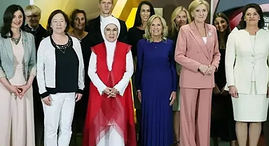 Emine Erdoğan, Jill Biden'ın ev sahipliğindeki resepsiyona katıldı