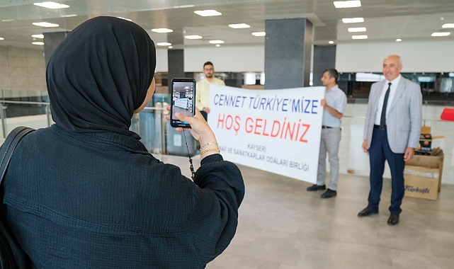 KESOB’da gurbetçileri karşılama geleneği devam ediyor