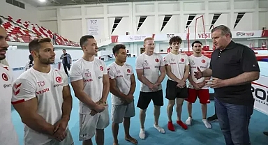  Olimpiyatları'na hazırlanan sporculara destek ziyareti