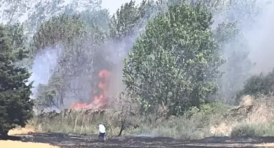Silivri’de otluk alanda çıkan yangın kontrol altına alındı