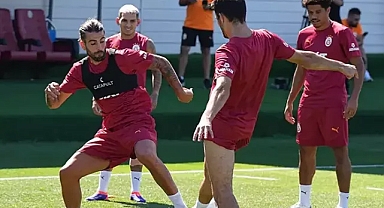 Galatasaray maçın hazırlıklarına bugün yaptığı antrenmanla devam ediyor
