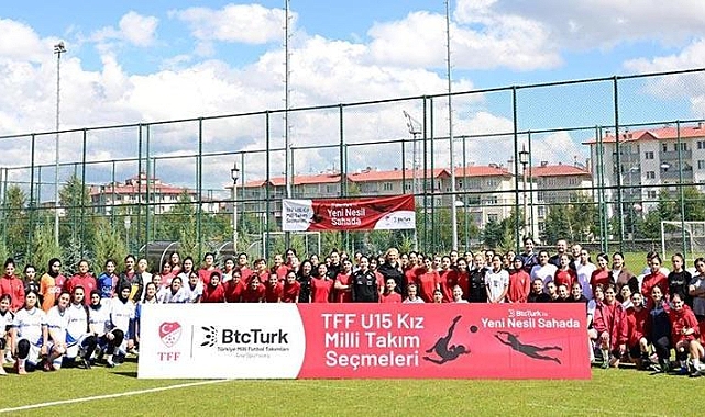 Ailesinden izin alan kızlar, milli futbol takımı seçmelerine koştu