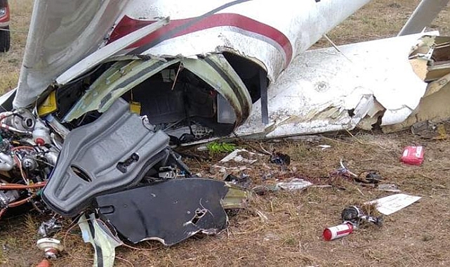 Eğitim uçağı düştü, 2 pilot hayatını kaybetti