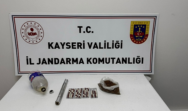 Kayseri'de uyuşturucu operasyonu: 1 gözaltı
