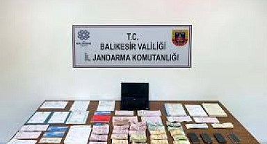 Paravan kasap dükkanında, tefecilik operasyonu baskını
