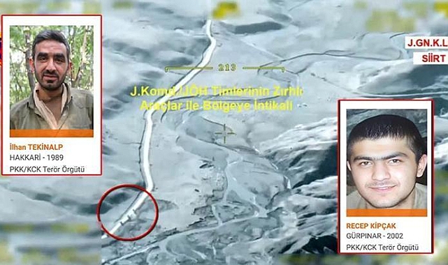 Siirt kırsalında turuncu kategoride aranan 2 terörist etkisiz hale getirildi