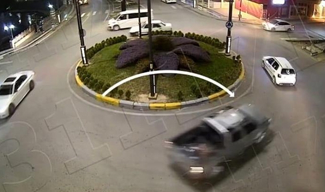 Kavşakta drift atan sürücülere 96 bin 702 lira ceza