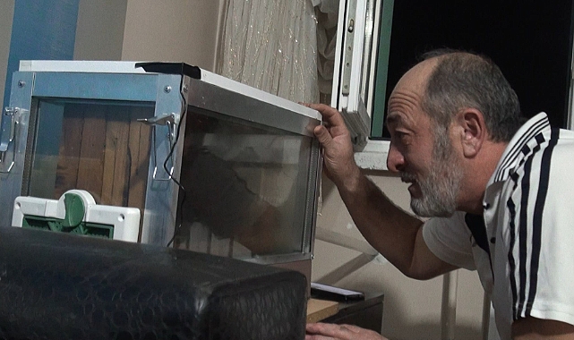 ÖZEL HABER/KAYSERİ'DE 15'NCİ KATTAKİ APARTMAN DAİRESİNDE BAL ÜRETTİ