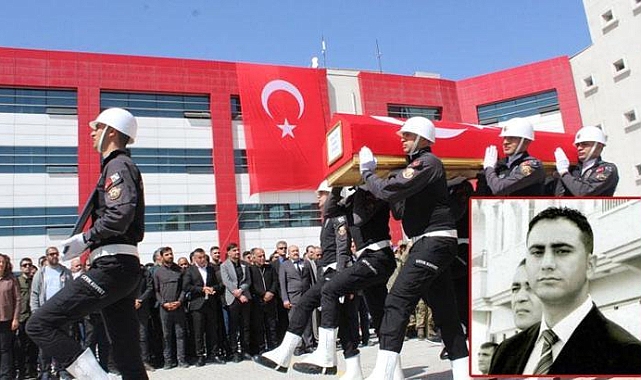 Halı sahada kalp krizinden hayatını kaybeden komiser için tören