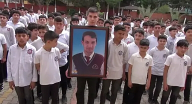 Oğulcan için okulunda anma töreni