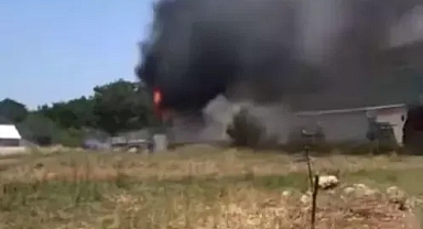 Çanakkale'de fabrika yangını