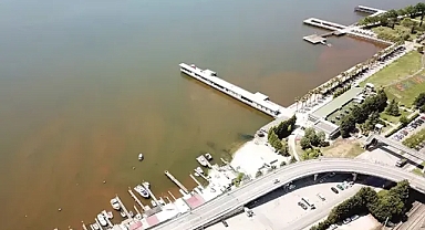 İzmit Körfezi'nde denizin rengi kahverengiye döndü