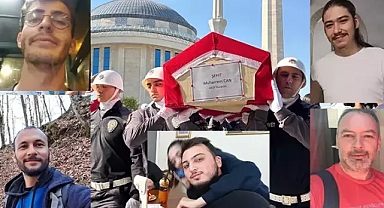 Akut gönüllüleri şehitleri son yolculuğuna ugurlandı 