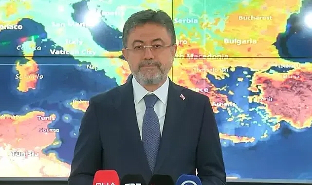 Bakan yumaklı türkiyede 1 orman yangını devam ediyor