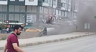 Bitlis'te doğal gaz borusu patladı 