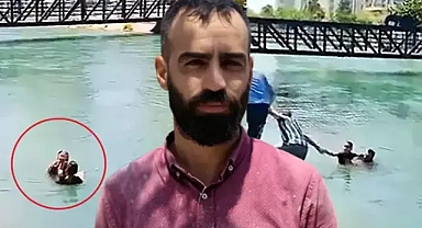 Boğulmak üzereydi inşaat işçisi son anda kurtardı 